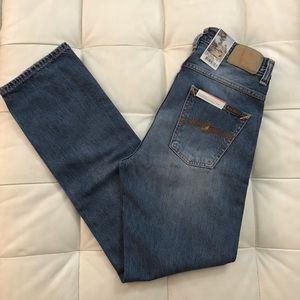 Nudie Jeans Sleepy Sixten Celestial Orange Jeans